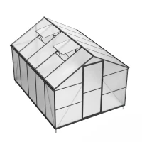 Essential Greenhouse Black 302 cm – Polycarbonate