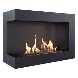 Corner bio fireplace 70 cm (left)