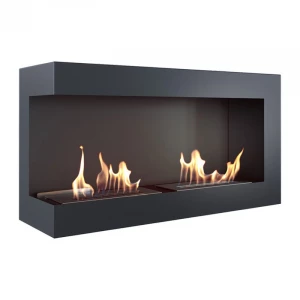 Corner bio fireplace 90 cm (left)