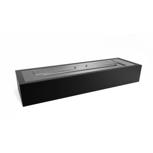 Free-standing bioethanol fire grate insert 65 cm for existing fireplaces