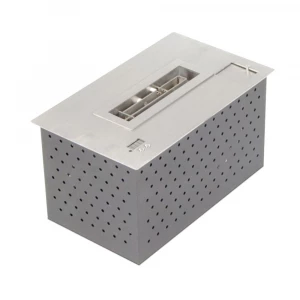 Automatic biofireplace burner with remote