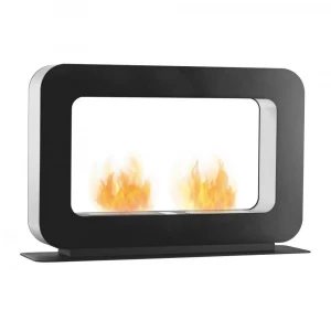 Safretti Curva DT - Black free standing bio fire 