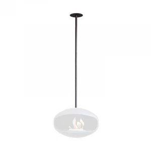 Ceiling bracket and rod for Cocoon Fires bio fireplaces