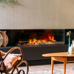 Faber e-MatriX Linear 1300-400 III Wide and Narrow Water Vapour Fireplace