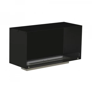 Foco One 1000 - Modern built-in bioethanol fireplace insert with a one-sided open design