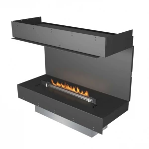 Three-sided Planika Bioethanol Fireplace