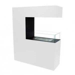 High room divider fireplace