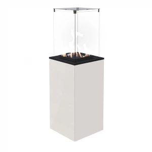 Outdoor gas fireplace
