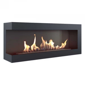 Corner bio fireplace 120 cm (left) 