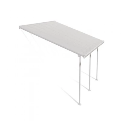 Feria Patio Cover - White - 4 x 4m | Order Here Feria Patio Cover 4 x 4.2 m in white, a durable and stylish structure designed to provide shelter and enhance your outdoor livin