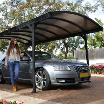 Carport Verona 5000, a spacious and durable carport designed to provide shelter for vehicles while enhancing your property’s out