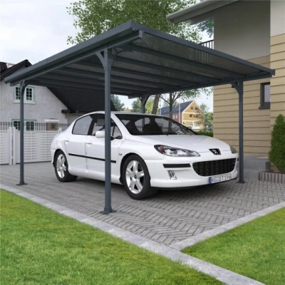Carport Verona 5000, a durable and spacious structure designed to provide shelter for vehicles while enhancing your property’s o