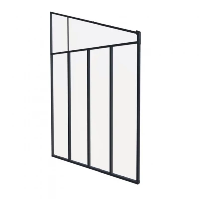 Feria Sidewall 3 in anthracite grey, designed to provide wind and sun protection and add privacy when used with a Feria patio co