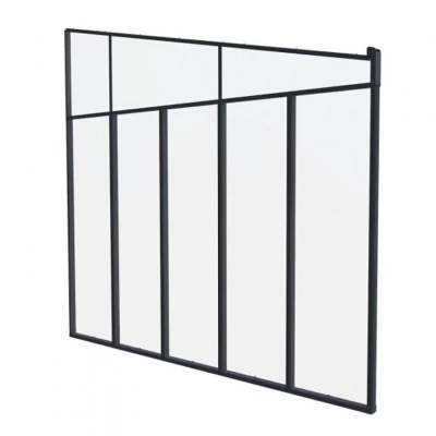 Feria Sidewall 4 m in anthracite grey, designed to provide wind and sun protection and add privacy when used with a Feria patio 