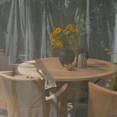 Black mesh netting set for Canopia Martinique or Milano 4300 gazebo