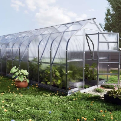 Baumera STANDART Klasika greenhouse with galvanised steel frame and polycarbonate panels