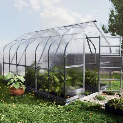 Baumera STANDART Klasika greenhouse with galvanised steel frame and polycarbonate panels