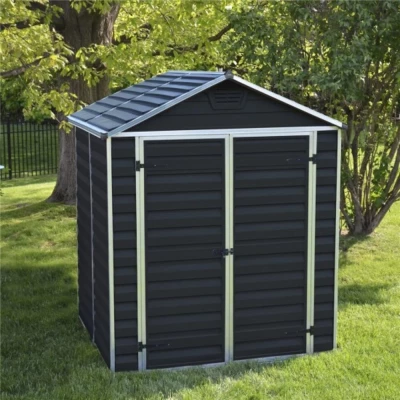 Canopia Skylight Shed 185 × 154 cm – Lockable, Durable & Light-Filled Canopia Skylight Shed 185 × 154 cm (6 × 5 ft) on white background – skylight roof, polycarbonate walls, aluminium frame