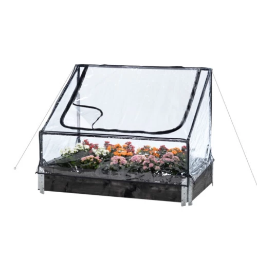 Low Greenhouse (40/70 x 115 x 76 cm), a compact greenhouse designed to offer optimal growing conditions for plants in smaller sp