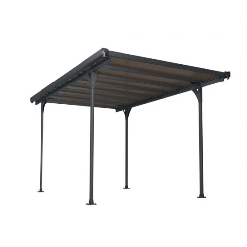 Carport Verona 5000, a durable and spacious structure designed to provide shelter for vehicles while enhancing your property’s o