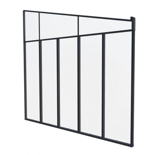 Feria Sidewall 4 m in anthracite grey, designed to provide wind and sun protection and add privacy when used with a Feria patio 