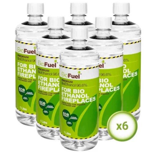 EkoFuel Bioethanol - 6 Litres | Bioethanol-fireplace EkoFuel Bioethanol - 6 litres
