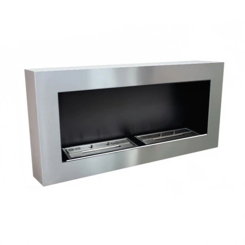 Large Steel Fireplace for Wall Mounting Large Steel Fireplace for Wall Mounting