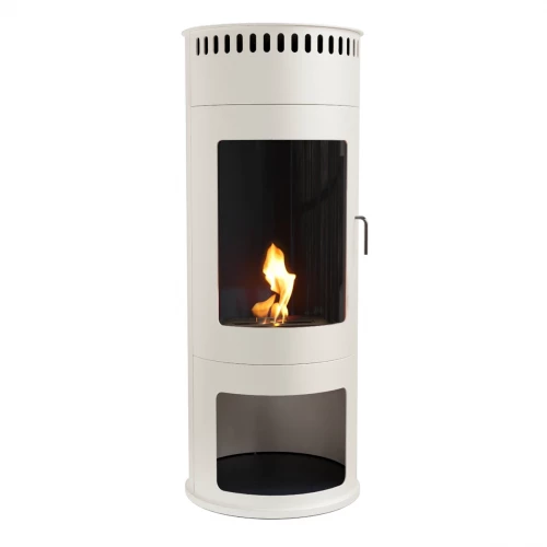 Washington White - Bioethanol Wood-burning Stove ScandiFlames Washington white - Freestanding biofireplace