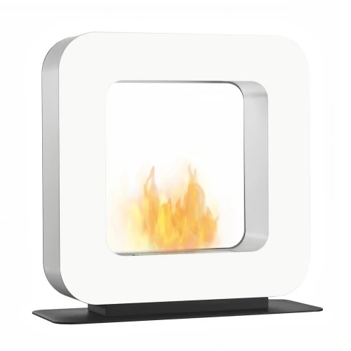 Safretti Curva ST - White, free-standing bio fireplace Safretti Curva ST - White, free-standing bio fireplace