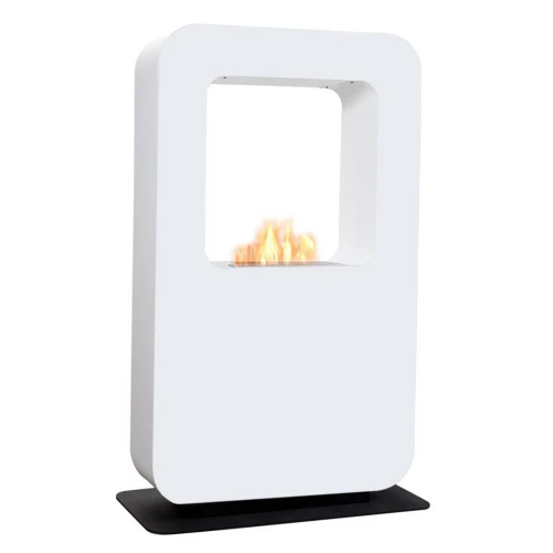 Safretti Curva XT - White, two-sided, freestanding bio fire Safretti Curva XT - White, two-sided, freestanding bio fire