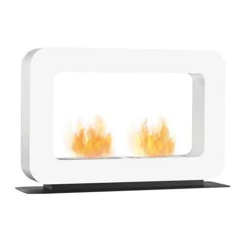Safretti Curva DT white, free standing bio fireplace Safretti Curva DT white, free standing bio fireplace