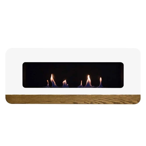 Cora Duo White - Nordlys Denmark Fireplace Wall-mounted bioethanol fireplace Cora Duo White from Nordlys Denmark