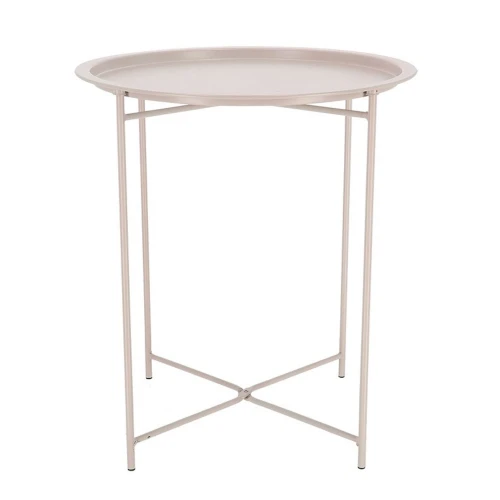 Desert Dream minimalist side table in white metal – Drivhus-shop Desert Dream white metal side table from Drivhus-shop