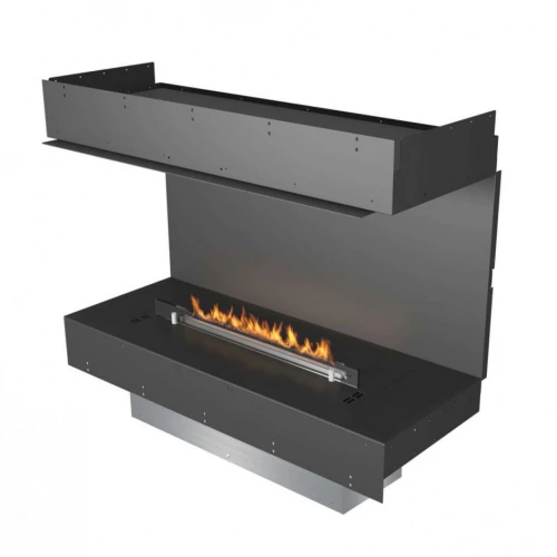 Bioethanol fireplace from Planika with three-sided view Three-sided Planika Bioethanol Fireplace