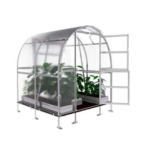 Baumera KLASIKA Slim Greenhouse 2 m Wide Baumera KLASIKA Slim greenhouse with galvanised steel frame and polycarbonate glazing