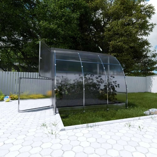 Baumera KLASIKA Easy Greenhouse 3 m Wide Baumera KLASIKA Easy greenhouse with galvanised steel frame and polycarbonate glazing