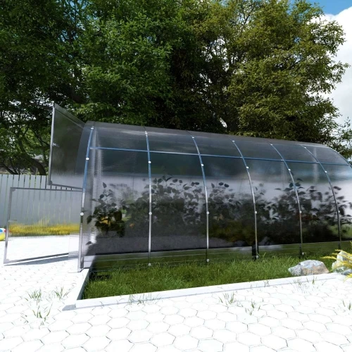 Baumera KLASIKA Easy Greenhouse 3 m Wide Baumera KLASIKA Easy greenhouse with galvanised steel frame and polycarbonate glazing