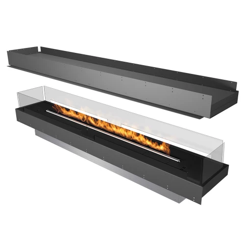 Planika Forma 2700 Island built-in bioethanol fireplace with a flame-view from all sides Planika Forma 2700 Island built-in bioethanol fireplace with a flame-view from all sides