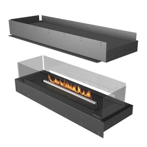Planika Forma 1200 Island built-in bioethanol fireplace with a flame-view from all sides Planika Forma 1200 Island built-in bioethanol fireplace with a flame-view from all sides