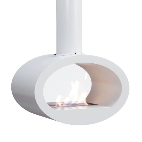 Toronto White - 2-sided ceiling mounted bioethanol fireplace Toronto White - 2-sided ceiling mounted bioethanol fireplace