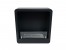 Black Square Bioethanol Fireplace for the Wall