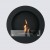 Black Bioethanol Fireplace for the Wall