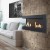 Corner bio fireplace 120 cm (left) 