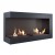 Corner bio fireplace 90 cm (left)