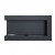 Corner bio fireplace 90 cm (left)