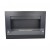 Nebraska Black square wall-mounted bioethanol fireplace