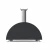 Alfa Forni Moderno 3 Pizze Grey wood-fueled pizza oven.