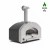 Futuro 2 Pizze Silver Black - Hybrid fueled Pizza Oven