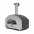 Futuro 2 Pizze Silver Black - Hybrid fueled Pizza Oven