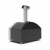 Futuro 2 Pizze Silver Black - Hybrid fueled Pizza Oven